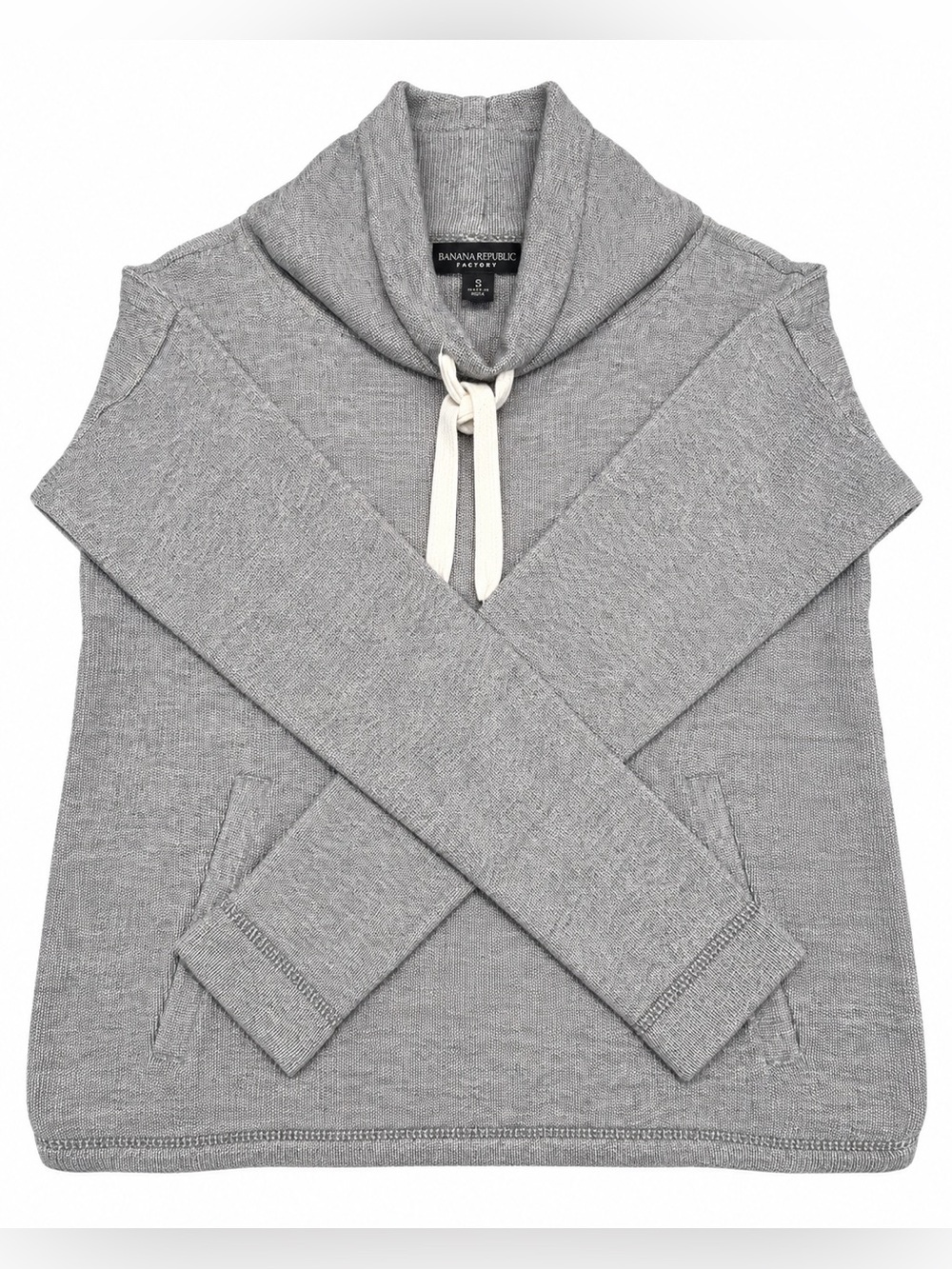 Banana Republic Factory Gray Cowl Neck Sweater – Size Small – New With Tags